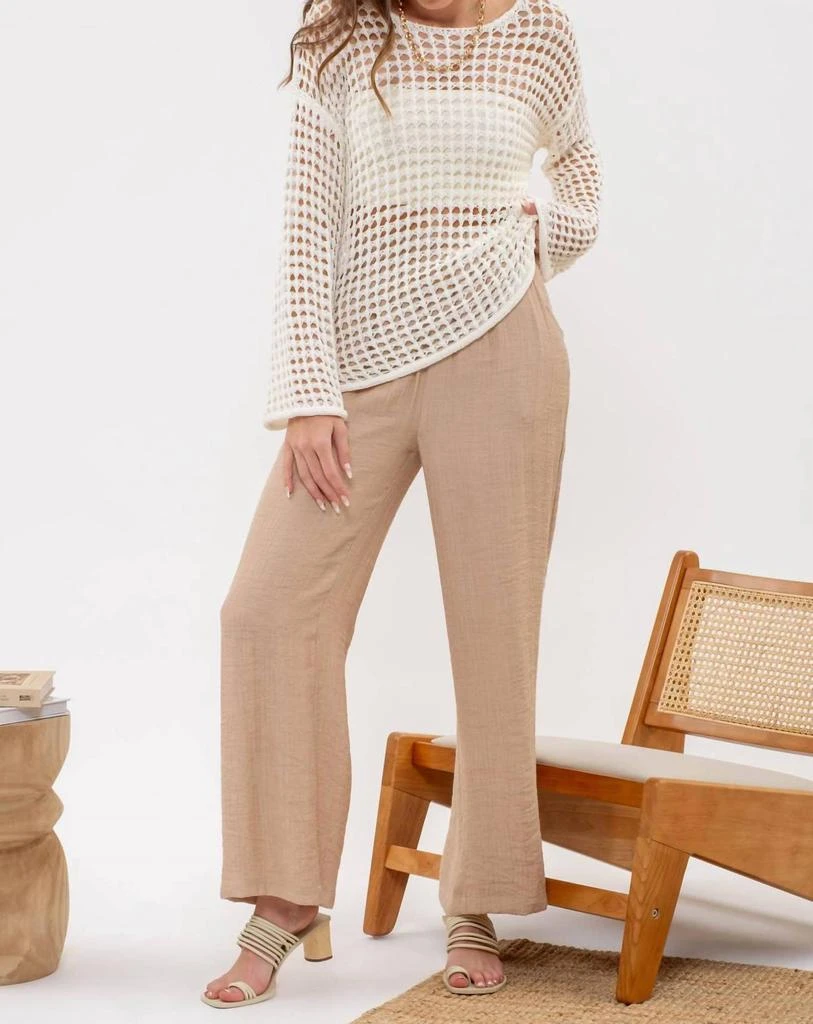 Blu Pepper Blu Pepper - Coastal Chic Crochet Pullover Sweater 5