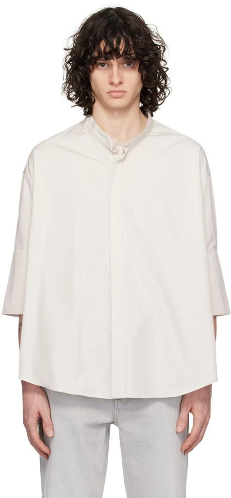 AMI Off-White Oversized Shirt 1