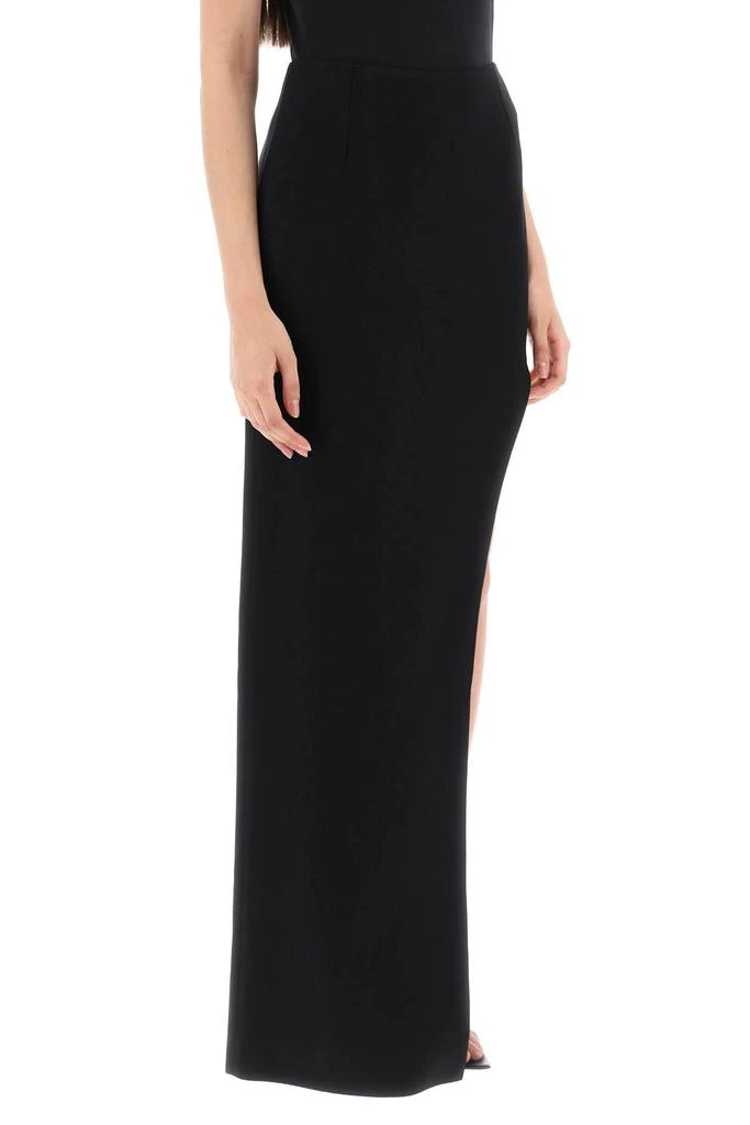 MVP WARDROBE 'plaza' skirt with asymmetrical hem 2