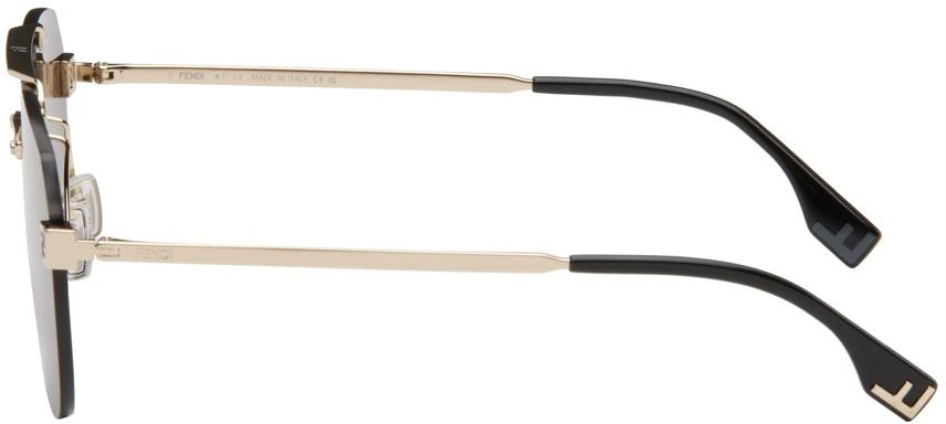 Fendi Gold Fendi Sky Sunglasses 3