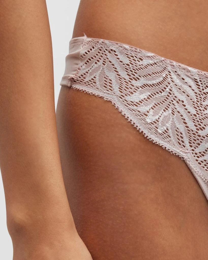 Natori Lush Lace-Back Front-Closure Contour Bra 5