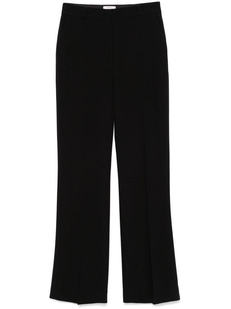 パンツ TOTEME VISCOSE AND VIRGIN WOOL FLARE TROUSERS Totême Viscose And Virgin Wool Flare Trousers - BeyondStyle