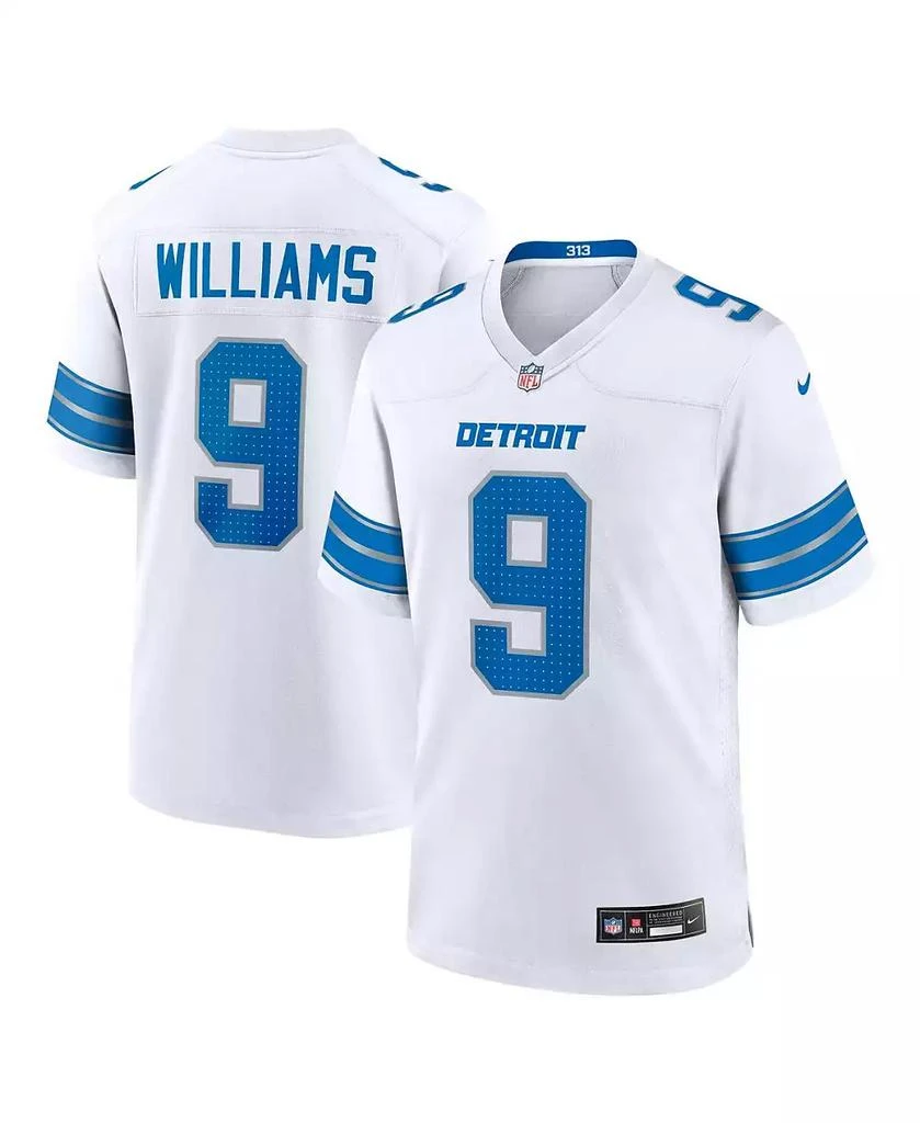 NIKE Men's Jameson Williams White Detroit Lions White Game Jersey 1