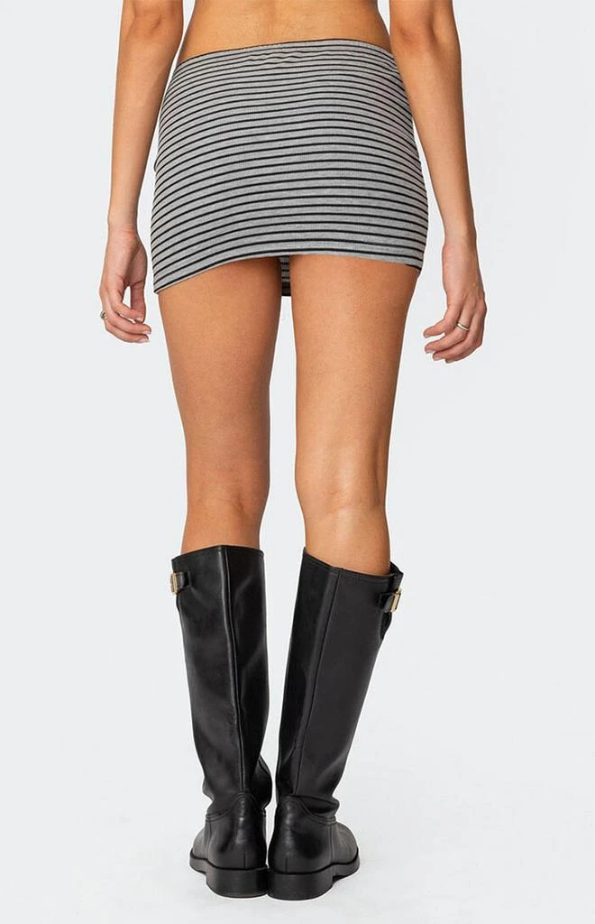 Edikted Leana Striped Mini Skirt 4