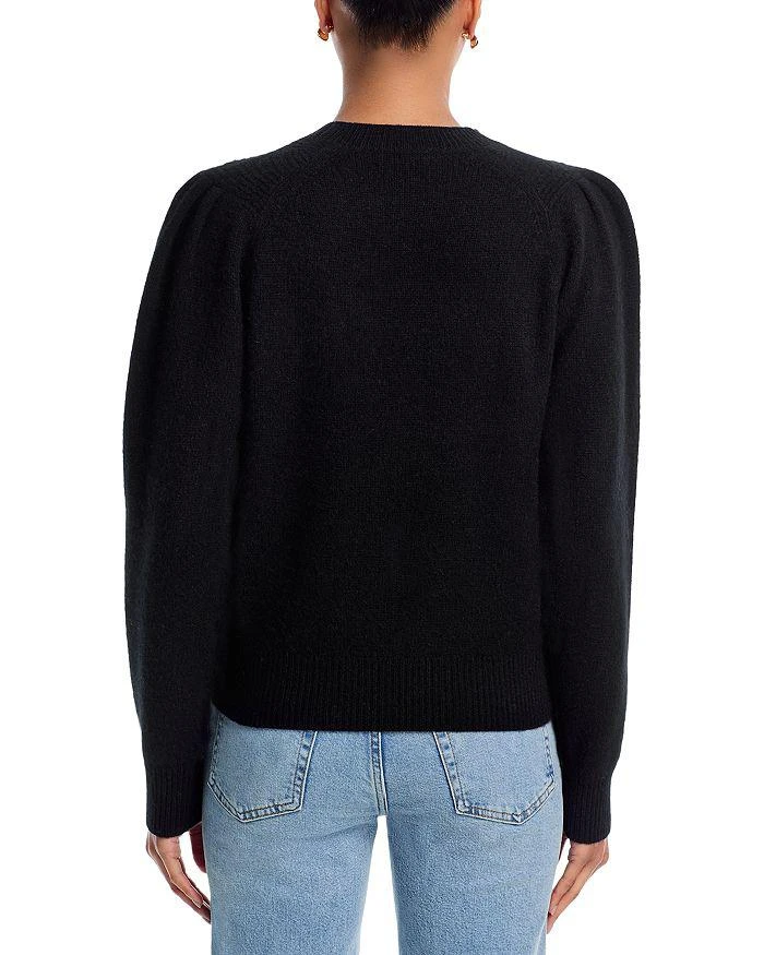 AQUA AQUA 100% Cashmere Puff Sleeve Sweater - Exclusive 3