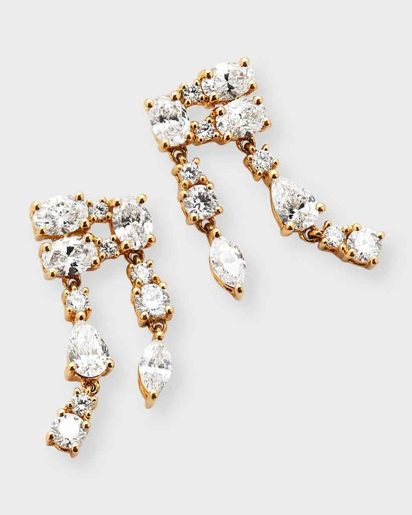 Anita Ko 18k Yellow Gold Diamond Maya Earrings 3