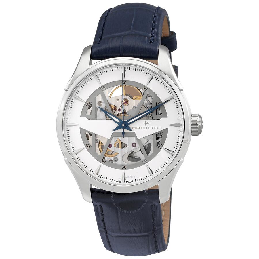 Hamilton Jazzmaster Skeleton Auto Automatic White Dial Men's Watch H42535610