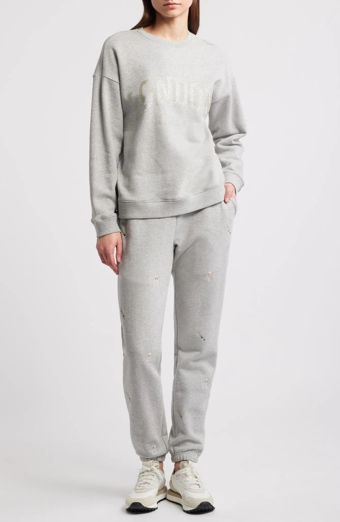 Rails Kingston Champagne Embroidery Cotton Blend Joggers 7