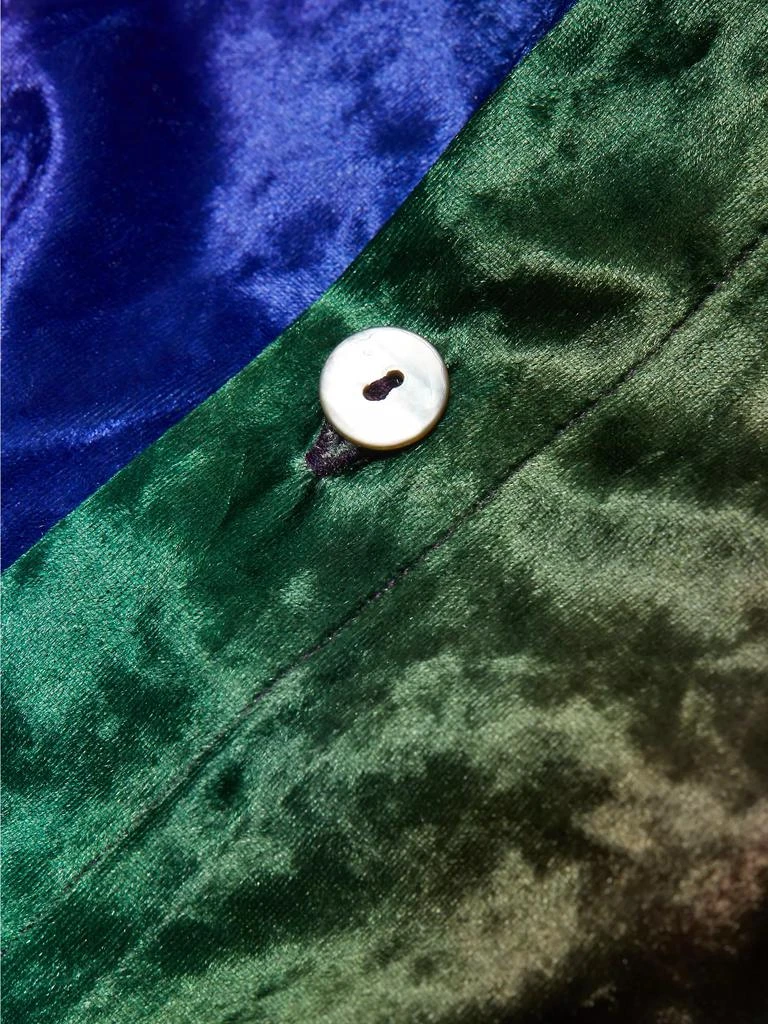 BruceGlen Prism Crushed Velvet Shirt 7