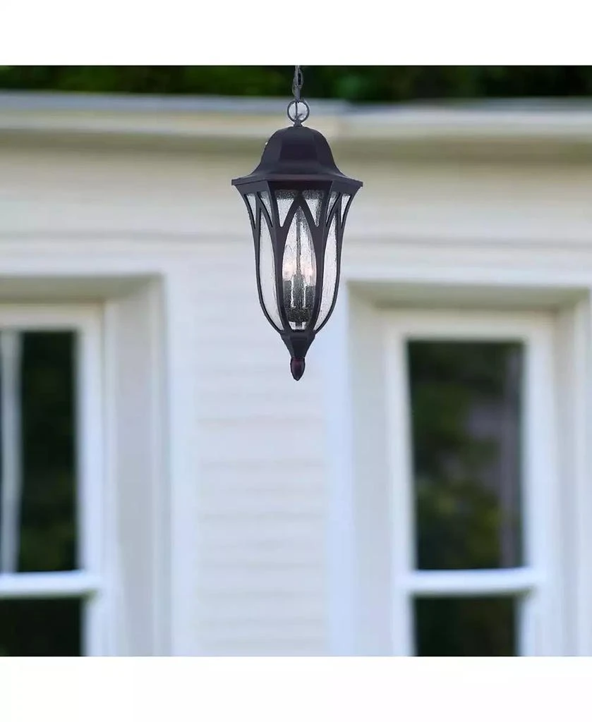 Slickblue Geometric Glass Ceiling Light Sleek Hanging Fixture for Indoor Use 3