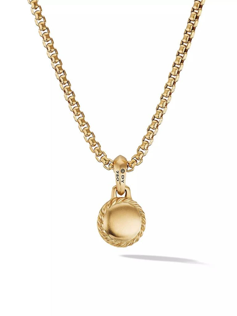 David Yurman Evil Eye Amulet in 18K Yellow Gold 3