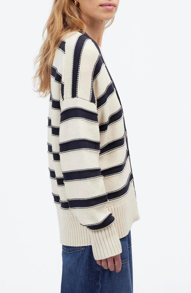 Madewell Stripe Oversize Cotton Cardigan 5