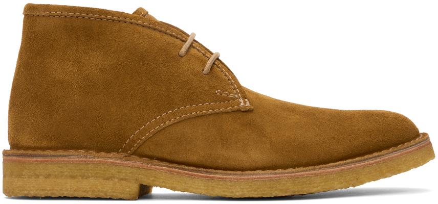 A.P.C. Tan Theo Desert Boots