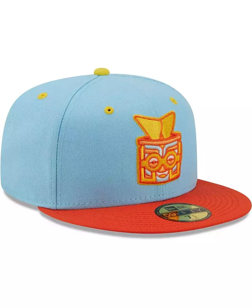 New Era Men's Light Blue, Orange Rayados de Winston-Salem Copa De La Diversion 59FIFTY Fitted Hat 4