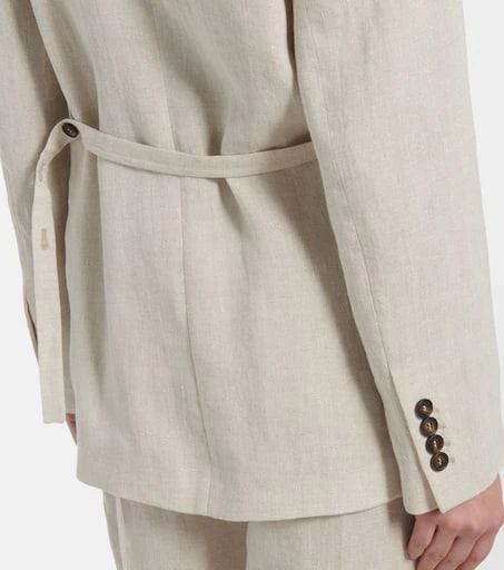 Brunello Cucinelli Linen-blend blazer 5