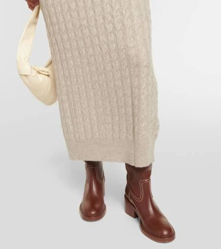 Jardin des Orangers Cable-knit cashmere sweater dress 5