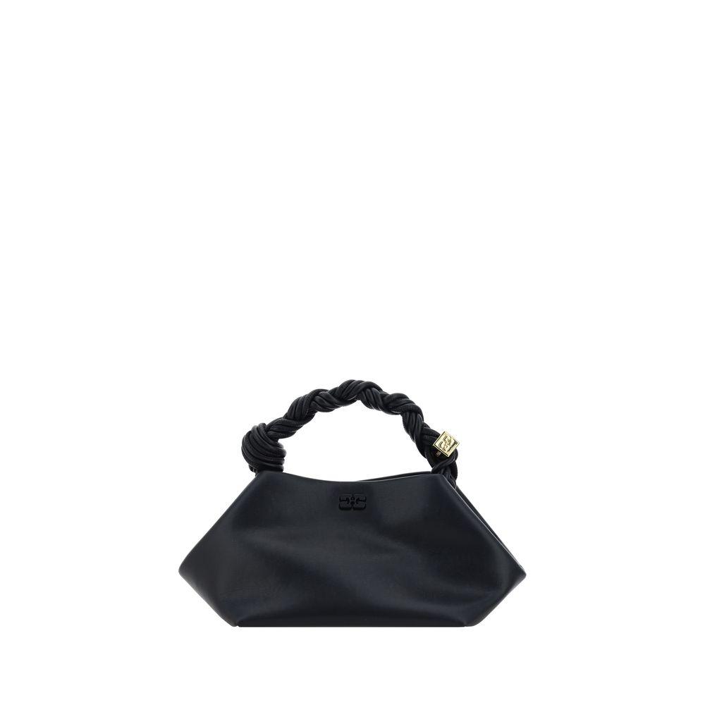 ★Ganni★ Small Butterfly Bow Eyelet Mix Denim Tote Bag Blac Ganni Black Denim Small Butterfly Pouch Bow Bag – Leigh's of
