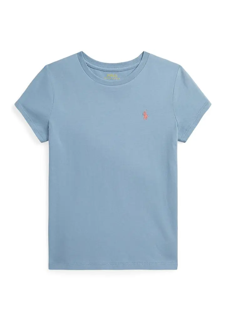 Ralph Lauren | Girls 7-16 Cotton Jersey Crewneck T-Shirt
