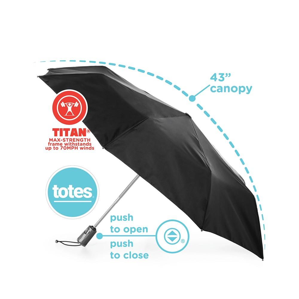 Totes Titan® Auto Open Close Umbrella with NeverWet®