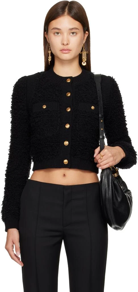 Chloé Black Cropped Cardigan 1