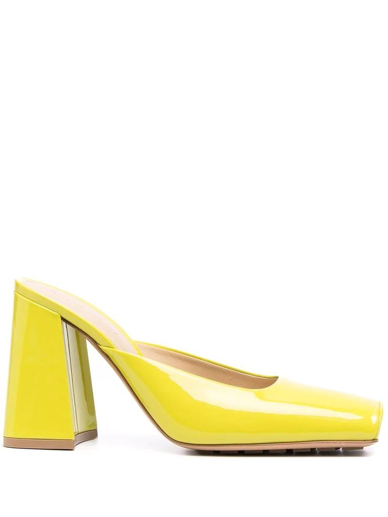 Bottega Veneta Tower square-toe pumps - women -  -  - Green