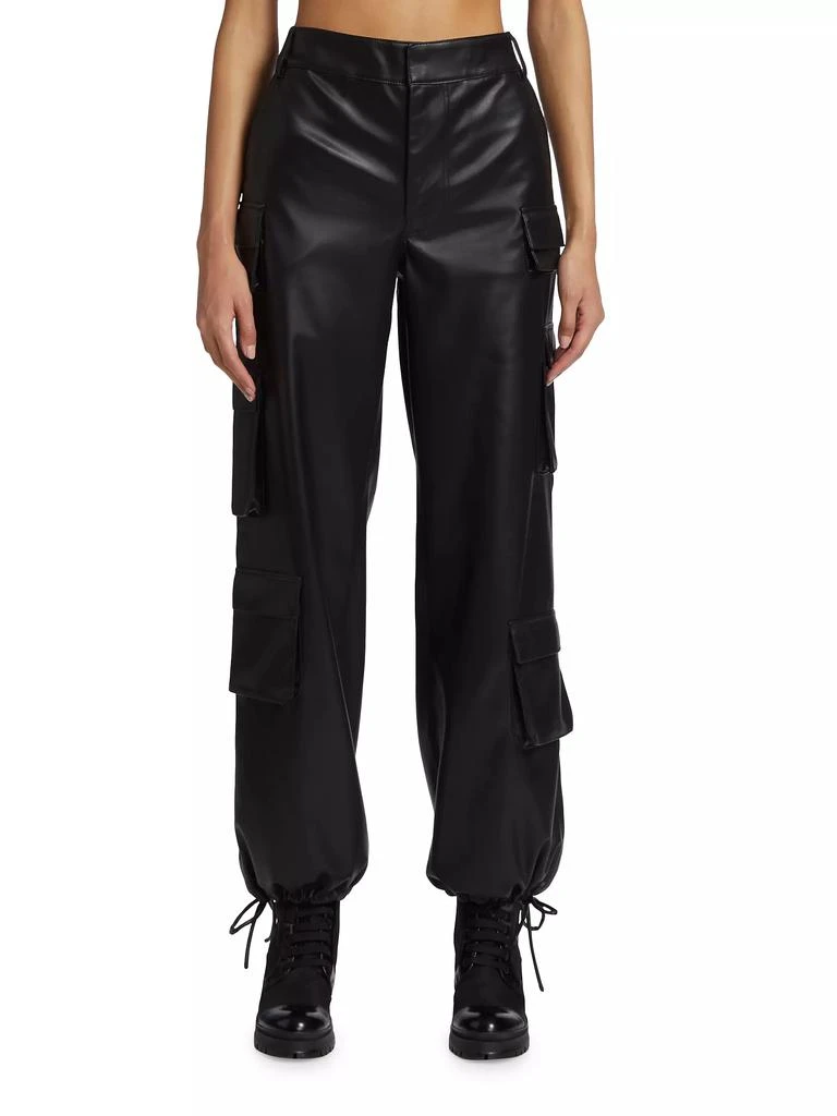 LaMarque Bobbi Vegan Leather Cargo Pants 3
