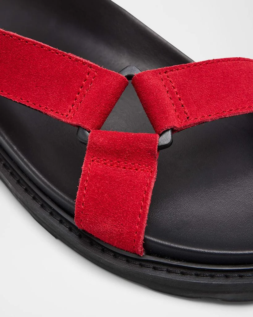 Moschino Men's Leather and Suede Sandals 6