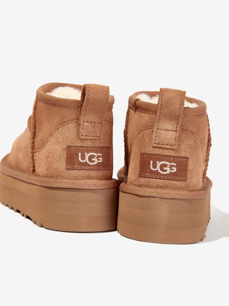 UGG UGG Girls Classic Ultra Mini Platform Boots in Brown 4