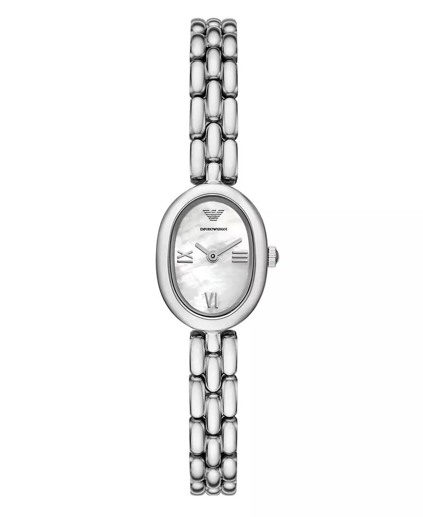 NWT Emporio Armani Cleo Quartz Crystal Black Dial Ladies Watch Emporio Armani Cleo Watches - Jomashop main image 3