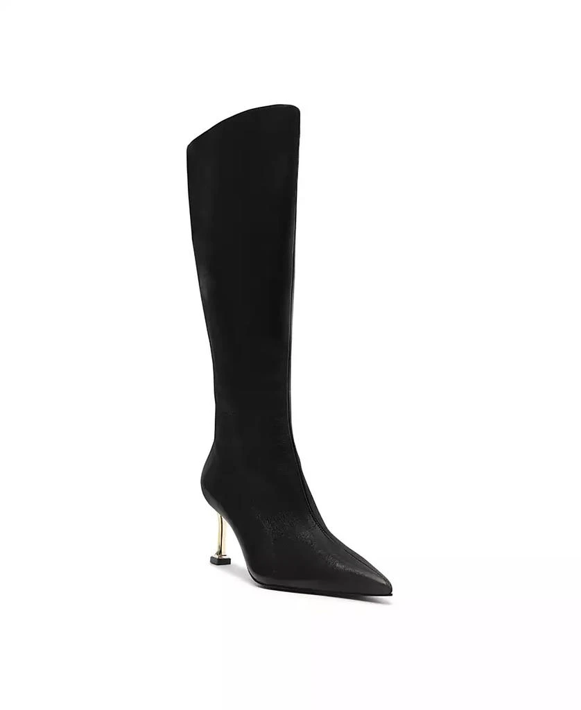 Schutz Women's Firenze Up Knee High Pointed Toe Boots 1