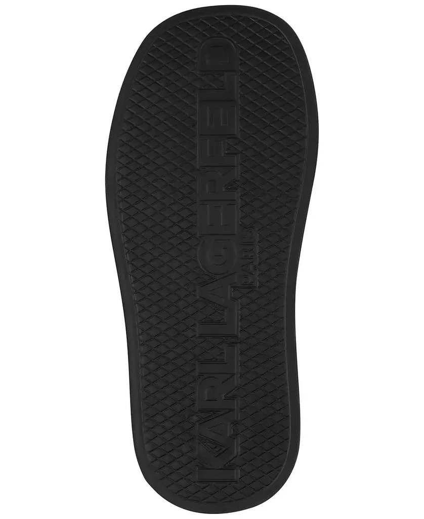 Karl Lagerfeld Paris Women
s Opal Stone Platform Slide Flat Sandals 5