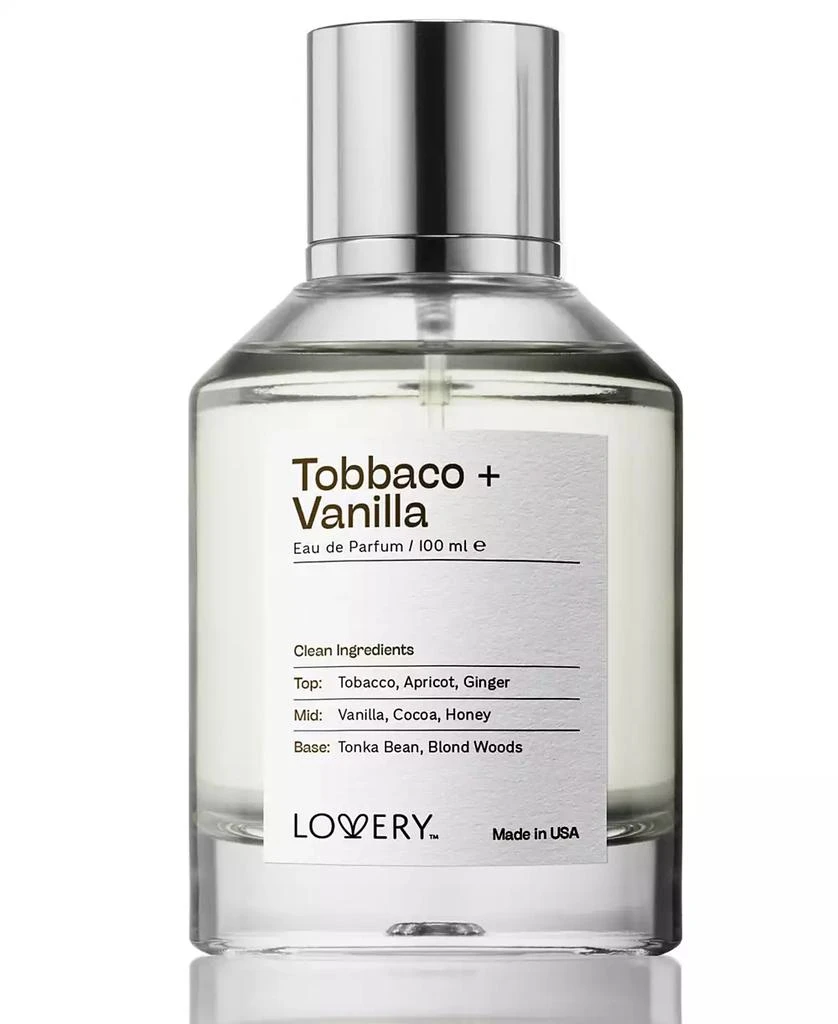 Lovery Tobacco + Vanilla Eau de Parfum, 3.4 oz. 1