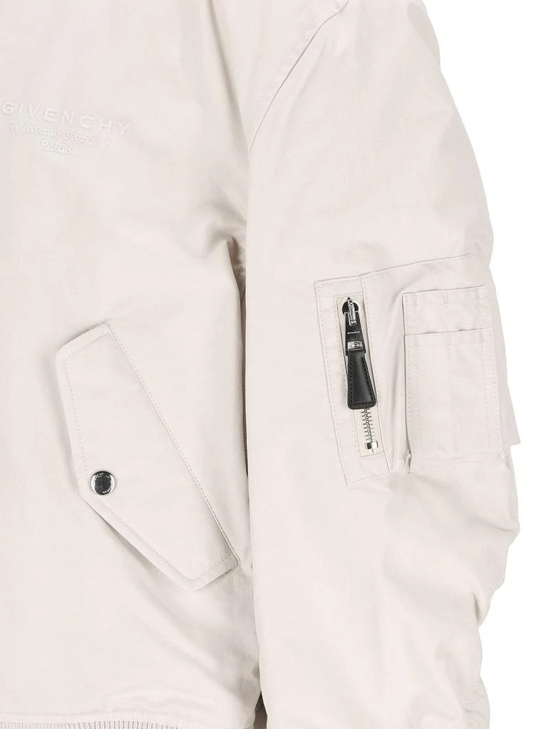 Givenchy Givenchy Logo Printed Bomber Jacket 3