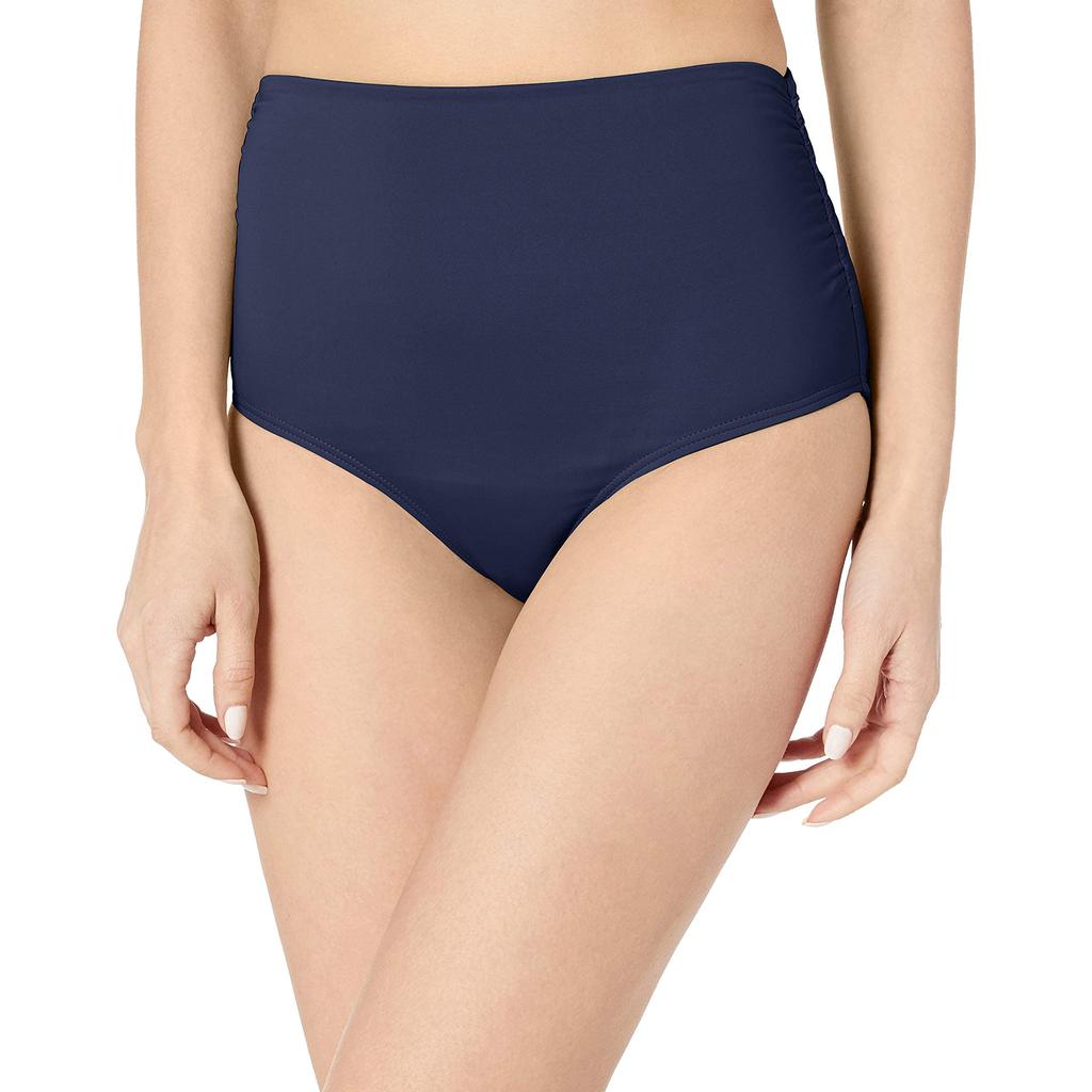 Anne Cole Convertible High-waist to Fold Over Shirred Bikini Bottom