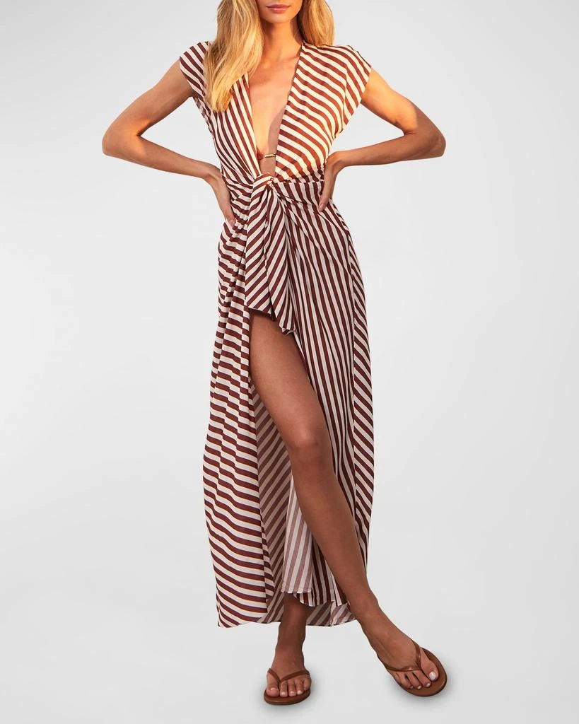 Vix Swimwear Boardwalk Sasha Caftan Coverup 1