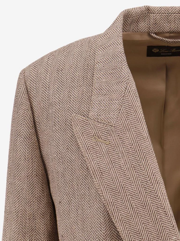 Loro Piana Genny linen blazer with silk lining 3