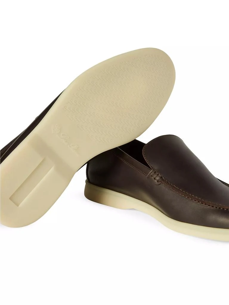 Loro Piana Summer Walk Leather Loafers 5
