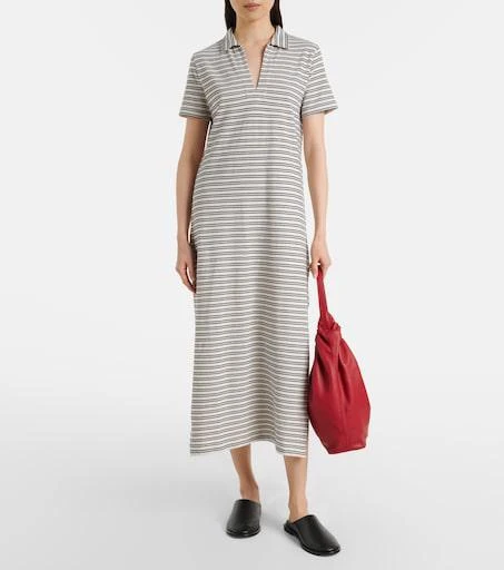 Velvet Corin striped cotton midi dress - Dresses & Skirts - BeyondStyle