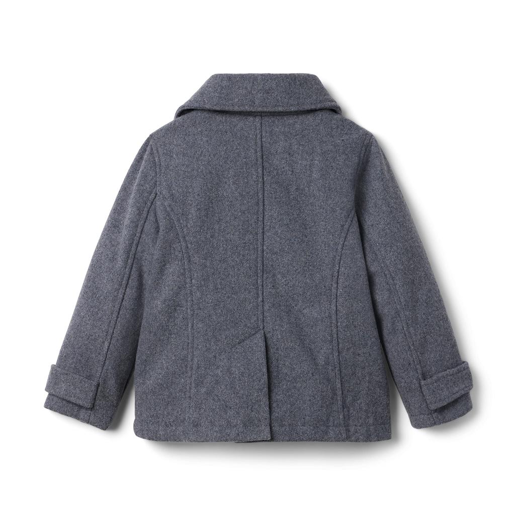 Janie and Jack Wool Peacoat (Toddler/Little Kids/Big Kids)