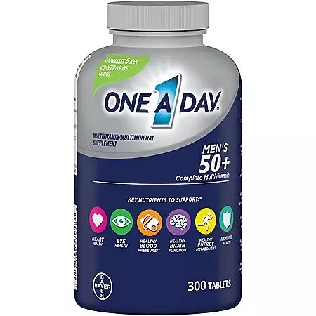 One A Day One A Day Men's 50+ Healthy Advantage Multivitamin Tablets 300 ct. 18