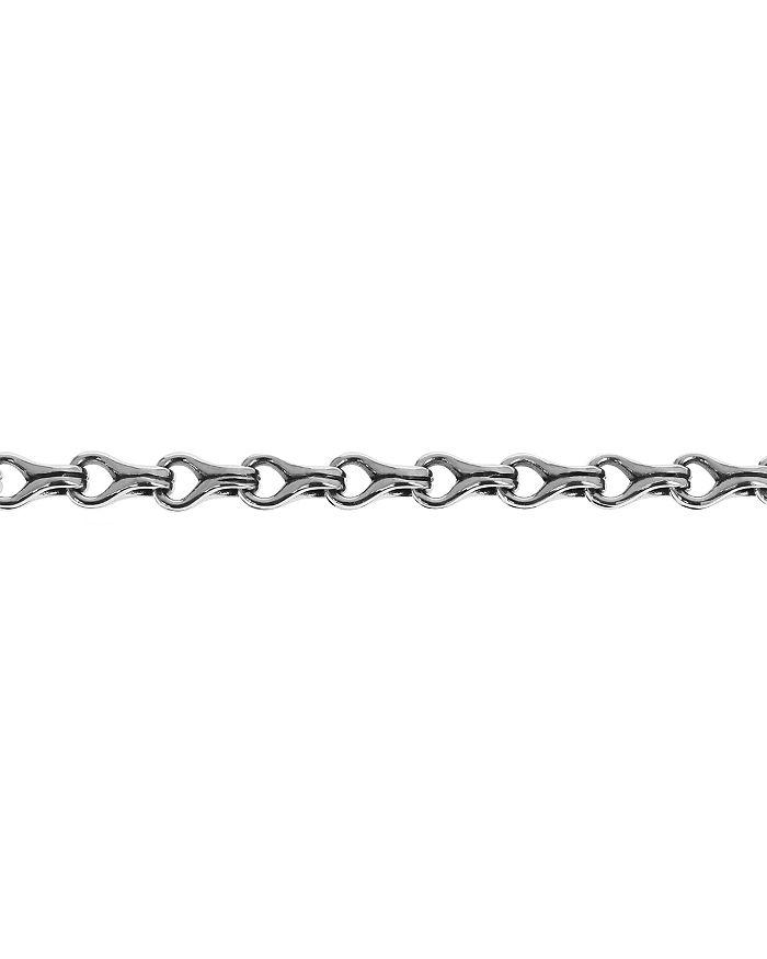 King Baby Sterling Silver Small Twisted Eight Link Bracelet