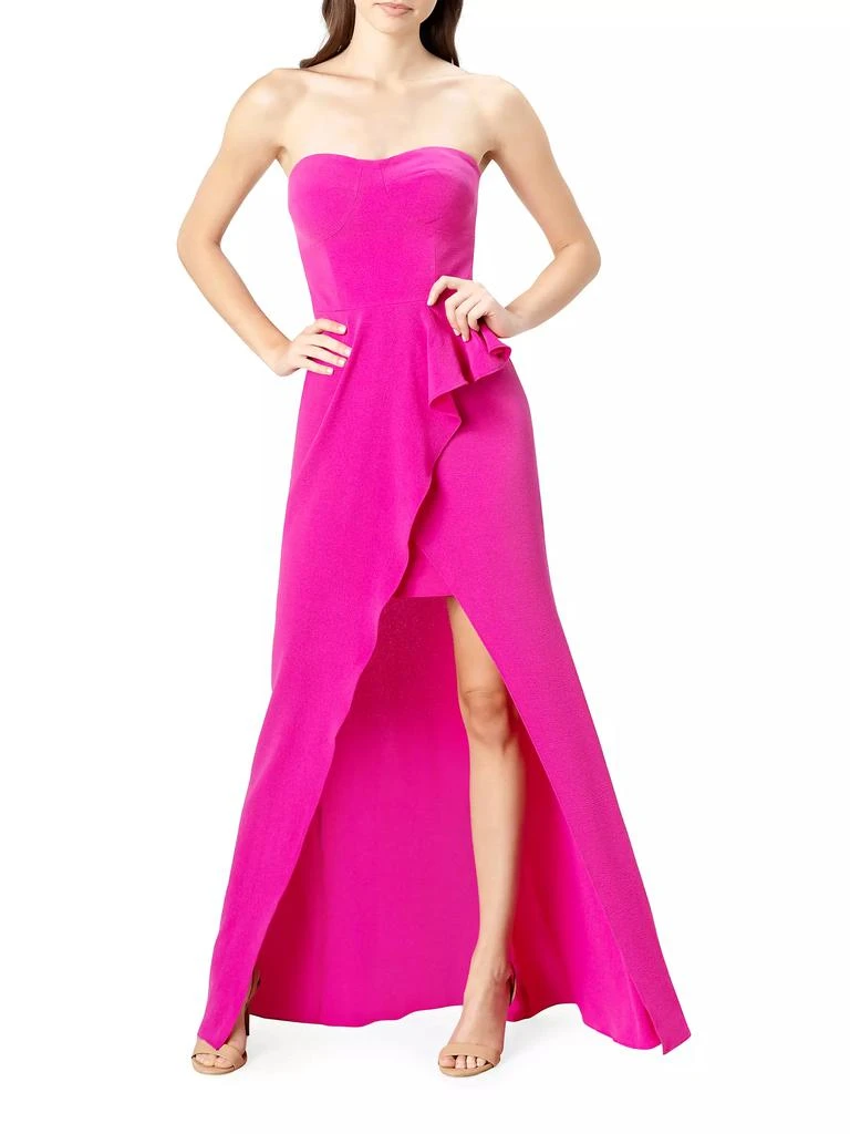 Dress The Population Kai Stretch Crepe Strapless Gown 1