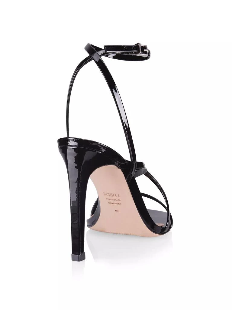 Schutz Bari Patent Leather Strappy Sandals 3