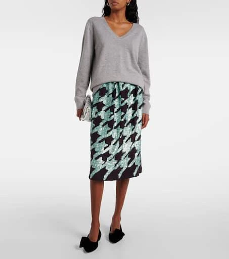 Gianvito Rossi Bow-detail velvet ballet flats 3