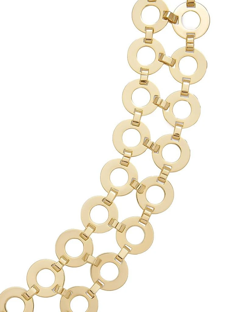 Ramy Brook Ring Link Helen Goldtone Choker 3