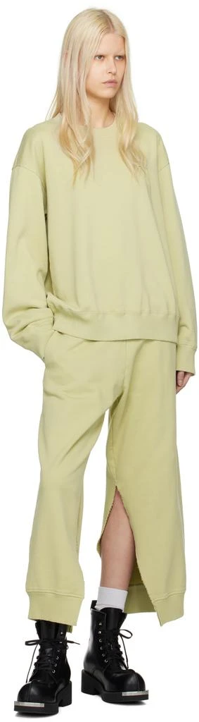 MM6 Green Vented Sweatpants 4