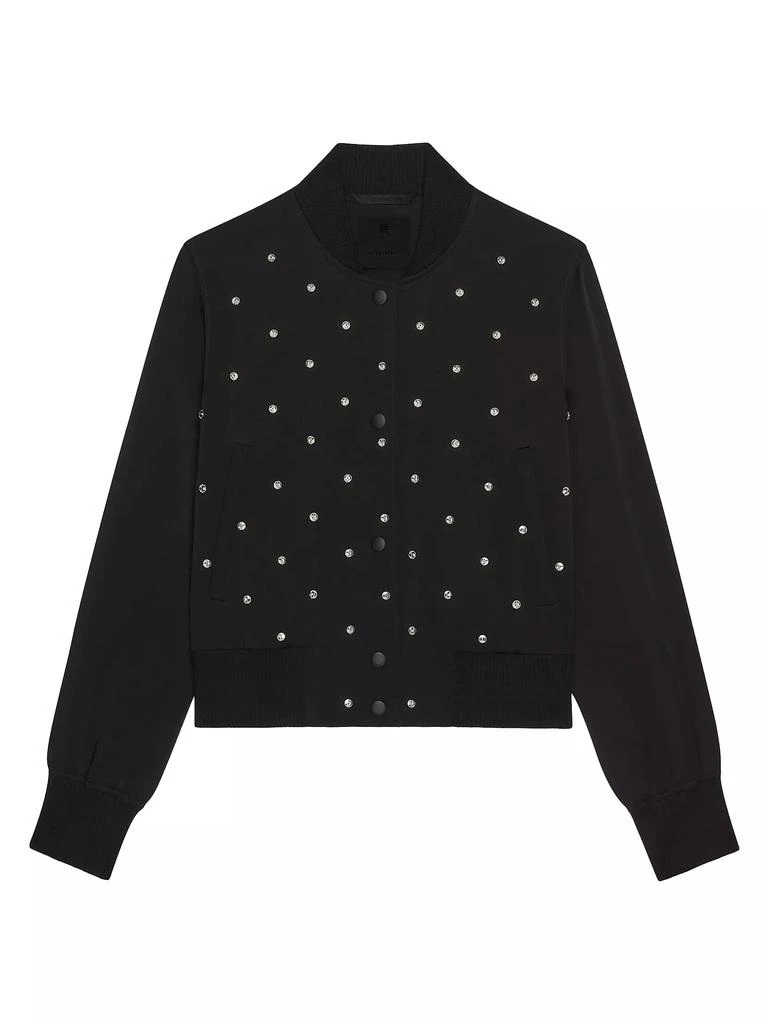 Givenchy Varsity Jacket in Crepe and Satin 1