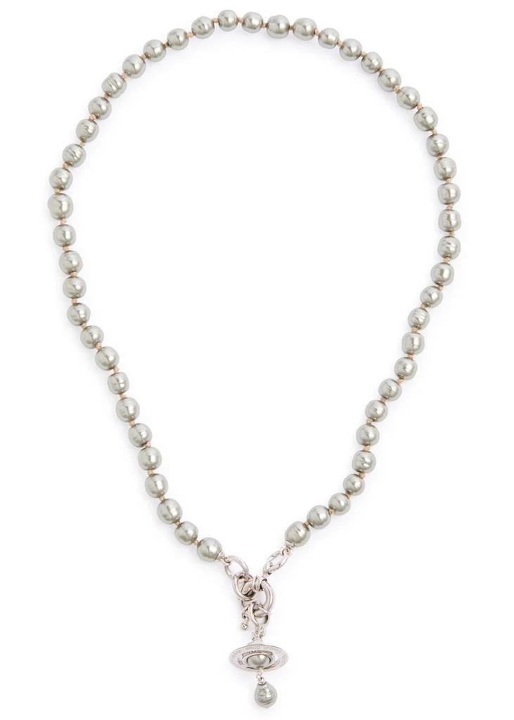 Vivienne Westwood Aleksa orb-embellished faux pearl necklace 3