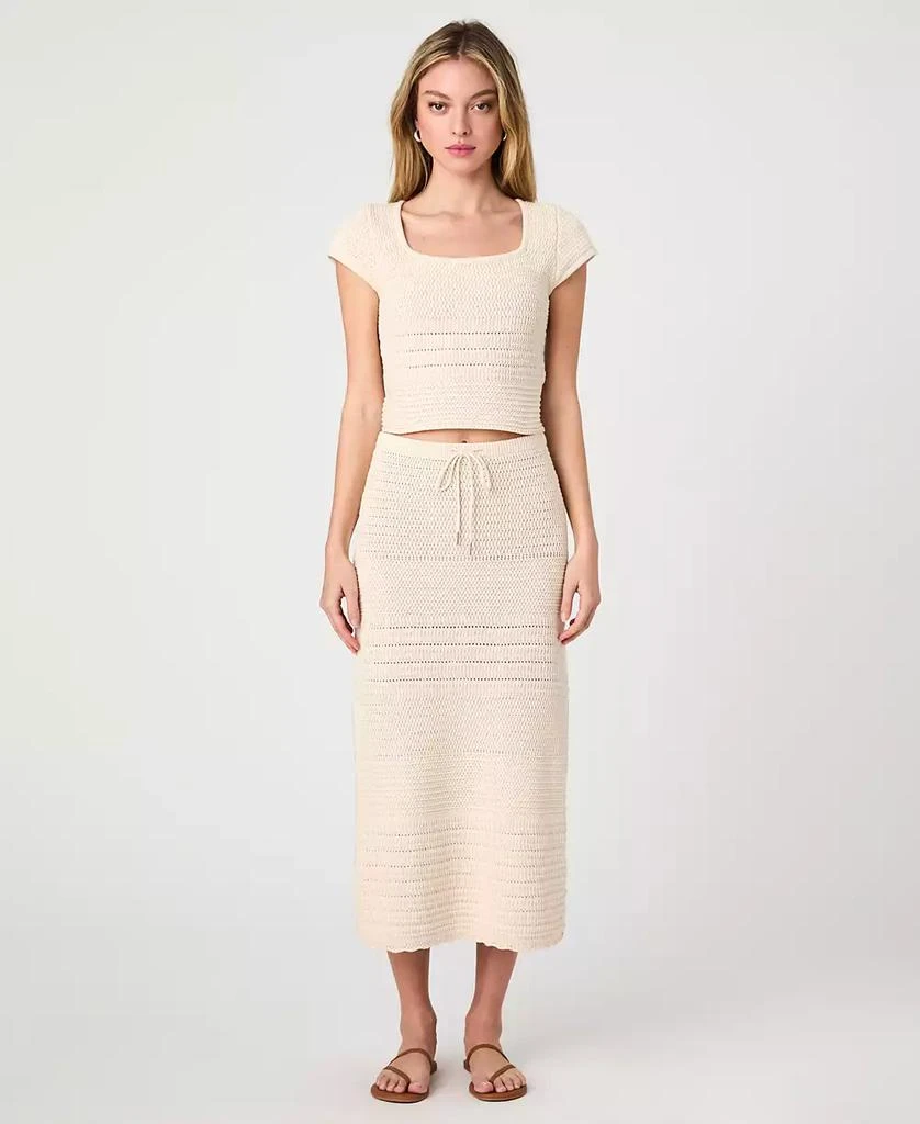 French Connection Women's Nellis Cotton Collage Short Sleeve Top 5