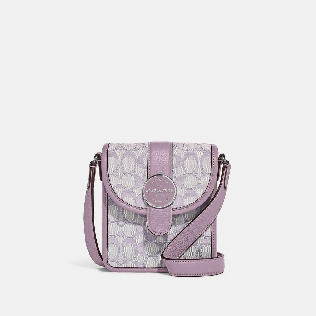 Coach Coach Outlet North/South Lonnie Crossbody In Signature Jacquard 6
